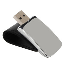 Emboss LOGO Leather USB Stick USB 3.0 2.0 Popular Pen Drive 8GB 16GB 32 GB 64GB